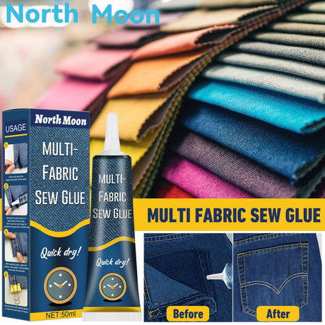 North Moon Fabric Sewing Glue Special Glue For Clothes Printing Pants Insoles Jeans Hole Fabric Glue - V.I.P Digital Presence