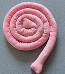 Tira anticolisión individual de 5 cm de grosor de gamuza de algodón para cuna, enrollable para bricolaje 