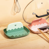Bowl shovel holder household soup spoon mat chopsticks pot lid storage kitchen storage rack countertop rack - V.I.P Digital Presence