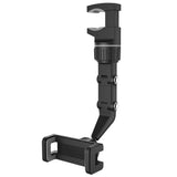 Car Phone Holder Multifunctional 360 Degree Rotatable Auto Rearview Mirror Seat Hanging Clip Bracket Cell Phone Holder for Car - V.I.P Digital Presence
