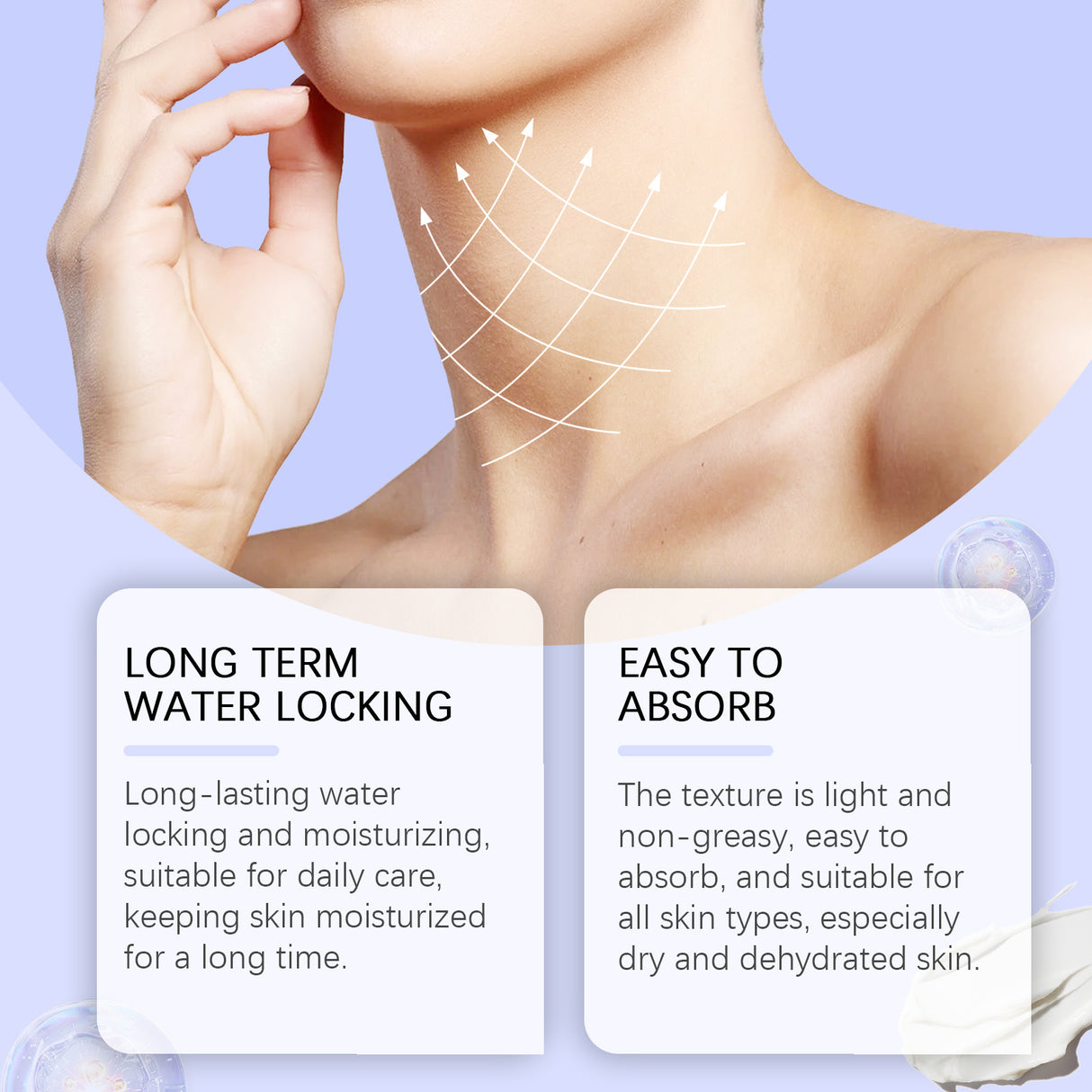 OUHOE Neck Cream - Hydrating, Moisturizing, and Refreshing Skin Care Lotion for Neck and Body - V.I.P Digital Presence