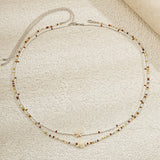 Ocean Wind Body Chain Rice Bead Double Waist Chain Sea Star Animal Bead Body Chain - V.I.P Digital Presence