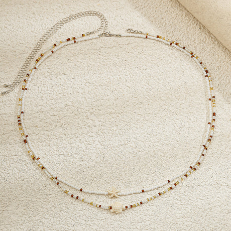 Ocean Wind Body Chain Rice Bead Double Waist Chain Sea Star Animal Bead Body Chain - V.I.P Digital Presence