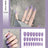 Nail Art Fake Nails Stiletto Tips Clear Press on Long False with Glue Coffin Stick Display Full Cover Artificial Designs Matte - V.I.P Digital Presence