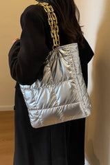 Bubble Texture Chain Handbag - V.I.P Digital Presence
