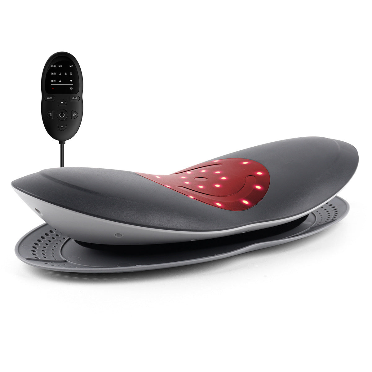 Waist Massager Lumbar Traction Inflatable Hot Compress Back Cervical Stretcher Massage Air Pressure Reduce Relief Pain - V.I.P Digital Presence