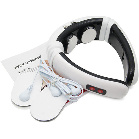 Electric Pulse Back and Neck Massager Far Infrared Heating Pain Relief Health Care Relaxation Tool Intelligent Cervical Massager - V.I.P Digital Presence