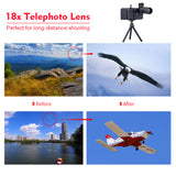 APEXEL 18X Telescope Zoom Mobile Phone Lens for iPhone Samsung Smartphones universal clip Telefon Camera Lens with tripod 18XTZJ - V.I.P Digital Presence