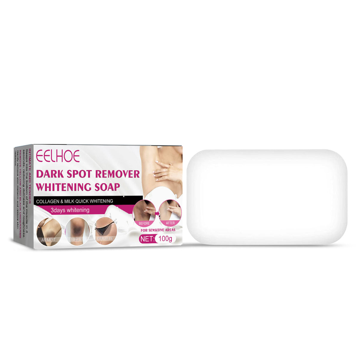 Underarm Beauty Soap, Joint Elbow Clean Desalting Skin Melanin White Body Moisturizing Brightening Skin - V.I.P Digital Presence