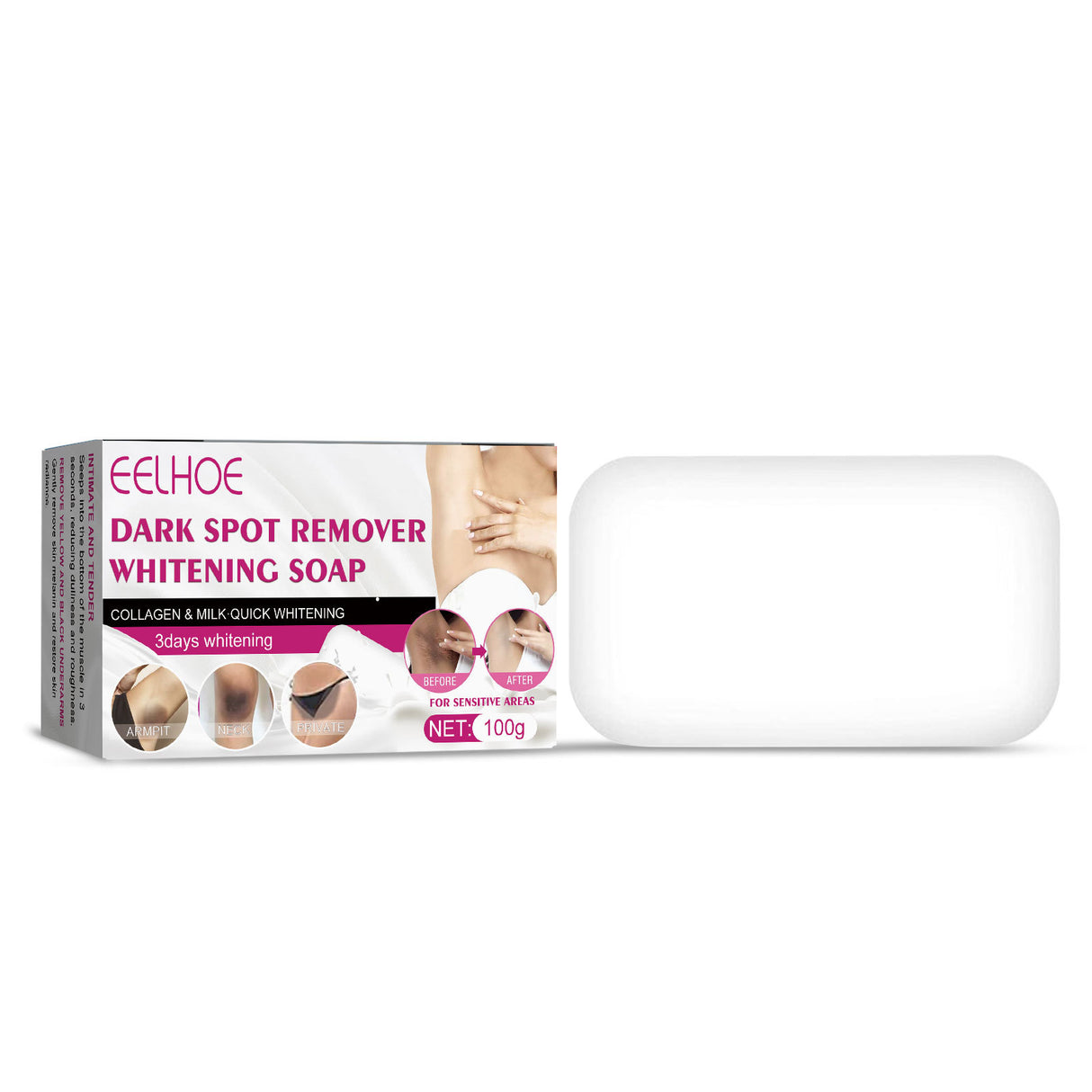 Underarm Beauty Soap, Joint Elbow Clean Desalting Skin Melanin White Body Moisturizing Brightening Skin - V.I.P Digital Presence