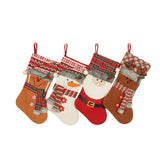 Christmas Stockings Red Santa Claus Snowman Biscuits Deer Gift Bag Christmas Tree Pendant - V.I.P Digital Presence