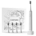 Smart Sonic Electric Toothbrush Soft Bristles Wireless Charging Adult Gift Box - V.I.P Digital Presence