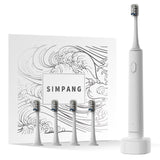 Smart Sonic Electric Toothbrush Soft Bristles Wireless Charging Adult Gift Box - V.I.P Digital Presence