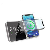 15W Mobile Phone Stand Wireless Charging Clock Alarm Clock Wireless Charging Temperature Gauge Wireless Charging - V.I.P Digital Presence