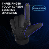 Outdoor warm cold windproof riding gloves touch screen windproof and anti-skid women's velvet full finger gloves - V.I.P Digital Presence