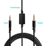 Suitable for Logitech ASTRO A10 A40 gaming headphones Ps4 connection cable headphone audio cable - V.I.P Digital Presence