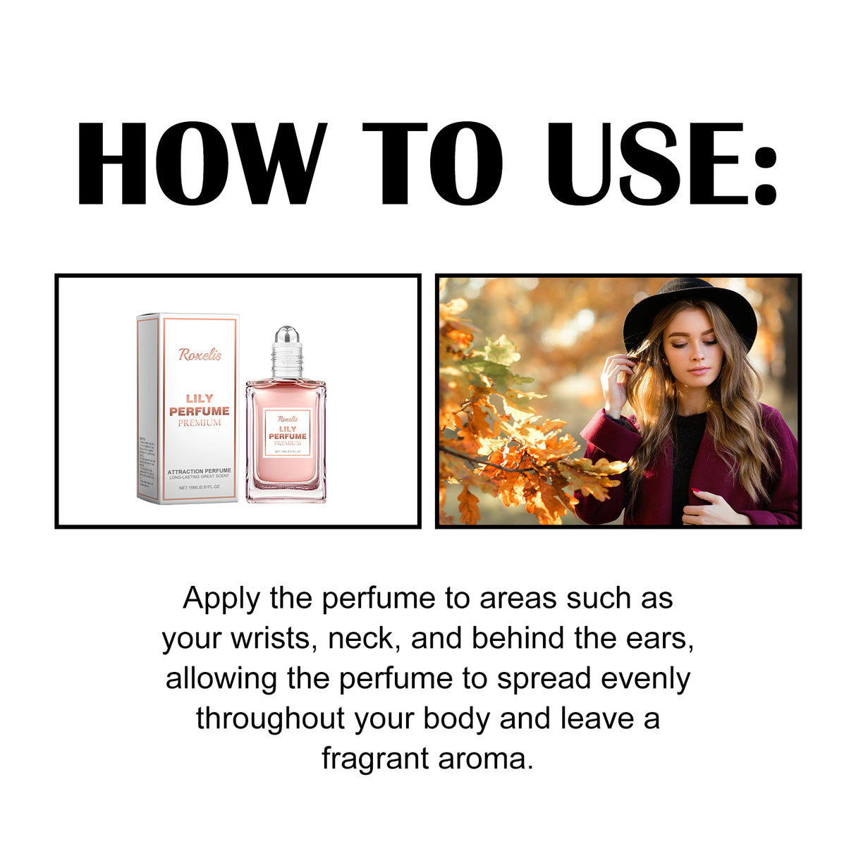 Premium Lily Perfume, Women's Lily Fragrance Fragrance Natural Fresh Stay Charm Ball Perfume - V.I.P Digital Presence