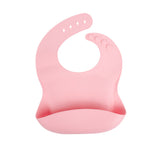 Bolsa de arroz de silicona para bebé, babero de bolsa de arroz para bebé, toalla de saliva para bebé, bolsa bucal impermeable, sin lavado y a prueba de aceite 
