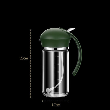 Food Grade Oil Pot Dual Use Glass Oil Spray Bottle Household Spray Sesame Oil Bottle Automatic Opening and Closing - V.I.P Digital Presence