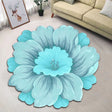 Creative Flower Living Room Tea Table Blanket Nordic Household Bedroom Floor Mat Bed Front Carpet Mat Foot Mat - V.I.P Digital Presence