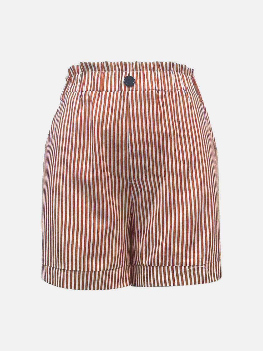 High Waist Striped Shorts - V.I.P Digital Presence