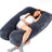 Multifunctional U shaped waist support side sleeping pillow for pregnant women pure cotton nursing pillow - V.I.P Digital Presence