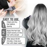 Gray Hair Balm Natural Hair Color Long Lasting, No Damage To Hair Easy To Color Easy To Clean Damp Hair Conditioner - V.I.P Digital Presence