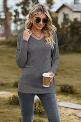 Drawstring Dropped Shoulder Hooded T-Shirt - V.I.P Digital Presence