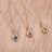 Waterdrop shaped fashion projection necklace with 100 languages. I love you. Color photos, customized lover accessories - V.I.P Digital Presence