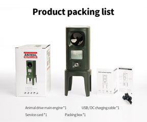 Solar mouse repeller, outdoor multi-floor cat repeller, LED explosion ultrasonic dog repeller - V.I.P Digital Presence
