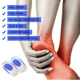 1pair Soft Silicone Gel Lnsoles Men Women TransparentRelieve Foot Pain Heel Lnsoles Foot Massager CareShoe Pad Foot Care Tool - V.I.P Digital Presence