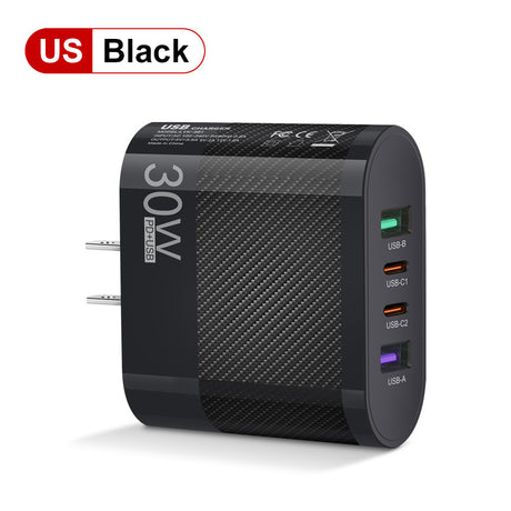 2USB Type-C 30W Mobile Phone Charger Multi Interface Travel Charging Head - V.I.P Digital Presence