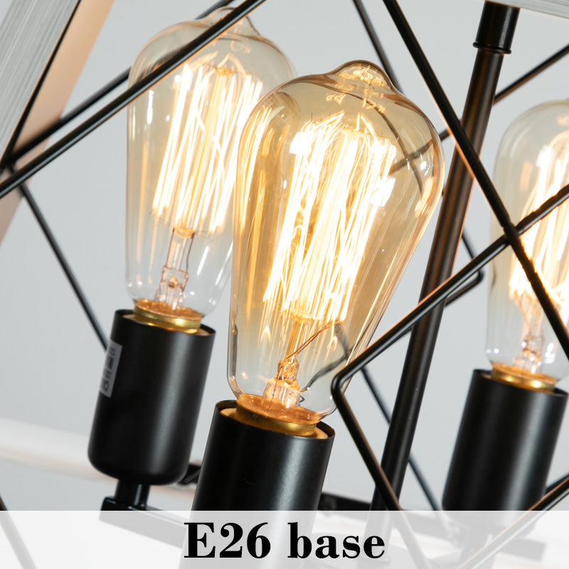 4-Light Farmhouse Chandeliers For Dining Room(No Bulbs) - V.I.P Digital Presence