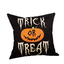 Truc of behandelen/pompoen print Happy Halloween Sierkussen Cover Kussen Case breve print Kussensloop Kussenhoes