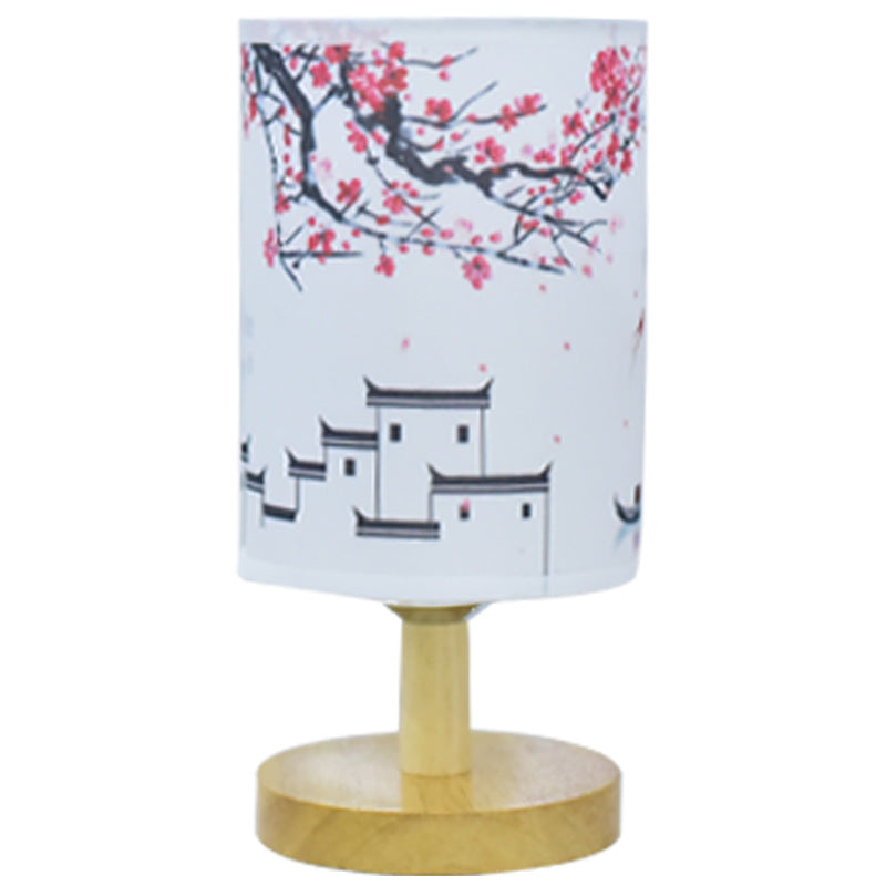 Literary desk lamp bedroom sleeping bedside lamp retro decoration residential dormitory LED night light - V.I.P Digital Presence