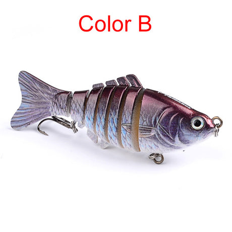 10cm Luya Bait Multi-Section Fish Plastic Hard Bait 15.5g Seven Sections Luya Bionic Bait Section Long Distance Cast Fake Bait Bait - V.I.P Digital Presence
