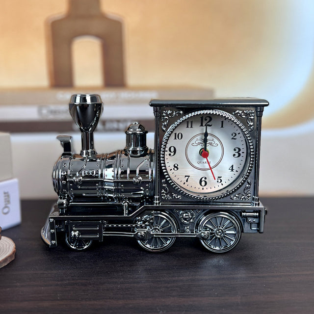 Daily Necessities Alarm Clock Train Alarm Clock Fashion Alarm Clock Student Bedhead Clock Home Furnishings - V.I.P Digital Presence
