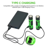 USB Rechargeable Retractable LED Neck Reading Light, Adjustable up to 120 Degrees. - V.I.P Digital Presence