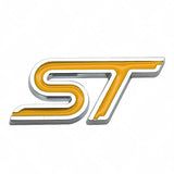 3D metal car stickers, ST badges, badges, decals, Ford Focus 2, 3, Mondeo, FI.C. Kuga, Mk1, Mk2, Mk3, Mk7 front grille decoratio - V.I.P Digital Presence