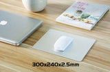 Aluminum Alloy Smooth Mouse Pad 240x180/300mm Hard Metal Slim Desk Mat Rubber Anti-slip Bottom Speed Control Mousepad For Gaming - V.I.P Digital Presence