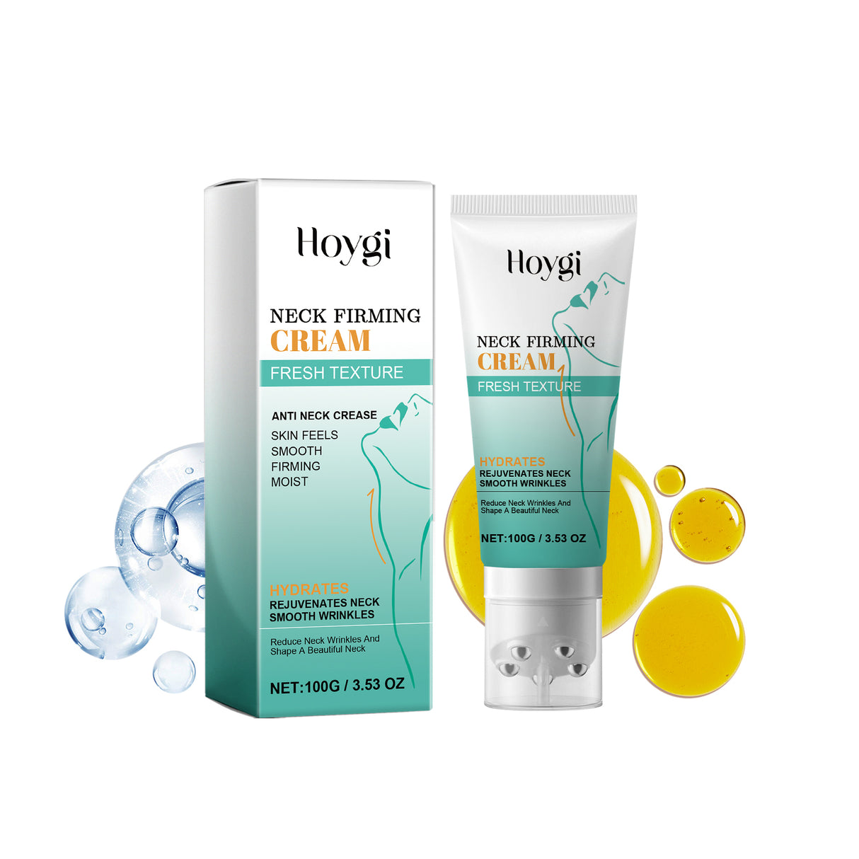 Crema reafirmante para el cuello, aclara las líneas de expresión, reafirma, ilumina la piel, hidratante, antiarrugas, reafirmante y lifting.