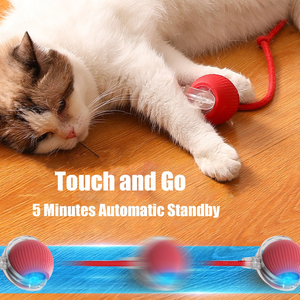 New Design 360° Smart Automatic Interactive Dog Smart Ball Toy Interactive Cat Toys Rolling Ball with USB Charger - V.I.P Digital Presence