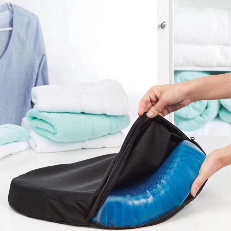 Gel Seat Cushion Double Layer Non-slip Breathable Honeycomb Egg Seat Cushion Ice Pad for Car Office Chair Wheelchair Pain Relief - V.I.P Digital Presence