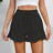 Women's cotton and linen shorts with ruffled edges and drawstring casual pants for women - V.I.P Digital Presence