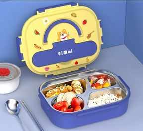 Cartoon cute food grade household 316 stainless steel compartment lunch box lunch box - V.I.P Digital Presence