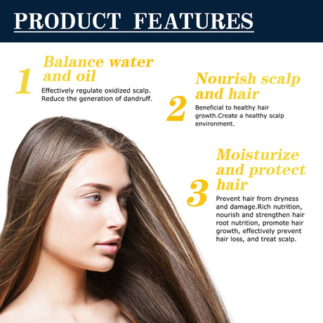 Scalp Treatment Essence Spray, Hair Care And Repair Damaged Hair Follicle Hair Root Treatment Spray - V.I.P Digital Presence