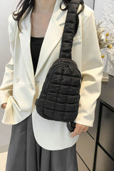 Quilted Nylon Crossbody  Bag - V.I.P Digital Presence