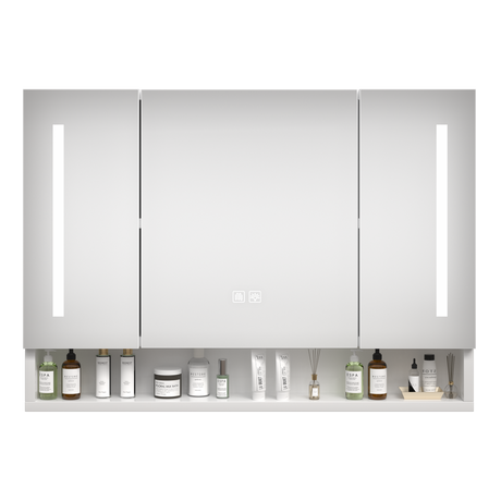 Modern 39x28 inch bathroom cabinets, medicine cabinets with mirrors and LED lights, and bathroom storage cabinets - V.I.P Digital Presence