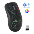 Dual mode wireless mouse silent office colorful illuminated charging Bluetooth mouse for laptops - V.I.P Digital Presence