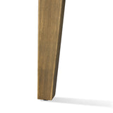 Outdoor 16" Acacia Wood Side Table, Gray Finish - V.I.P Digital Presence